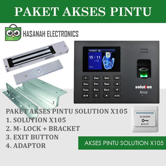 

AKSES PINTU / ACCSES DOOR SOLUTION X105 PINTU KAYU + UNTUK ABSENSI