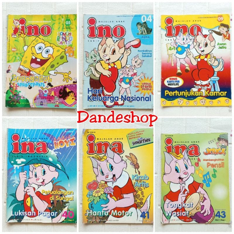 Majalah Ino / Ina - Magazine Anak Bekas Preloved - BUKUGRAFI