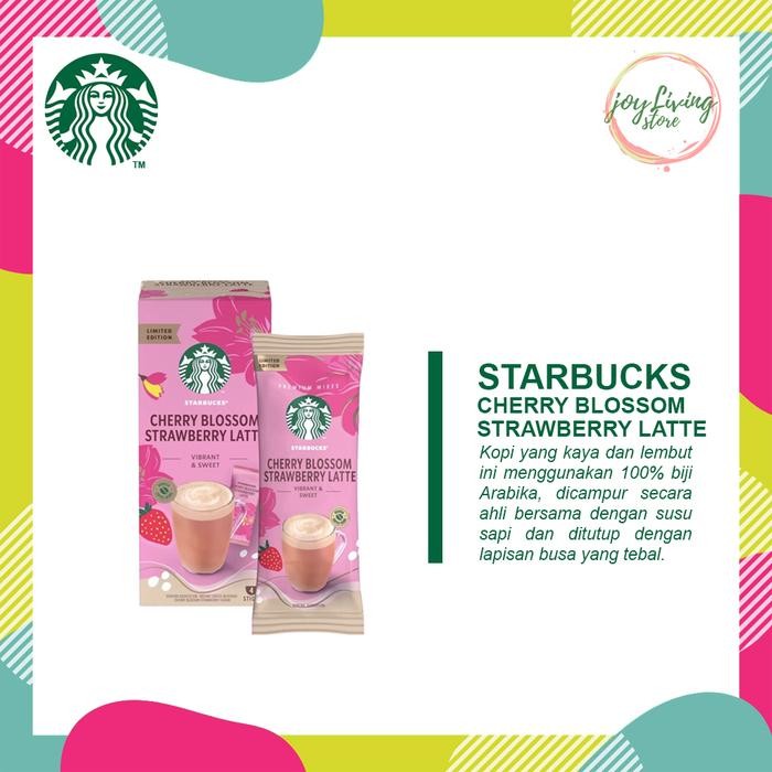 

Starbucks Instant Coffee Premium Mixes - Kopi Stick Sachet Instan - CHERRY BLOSSOM, BOX
