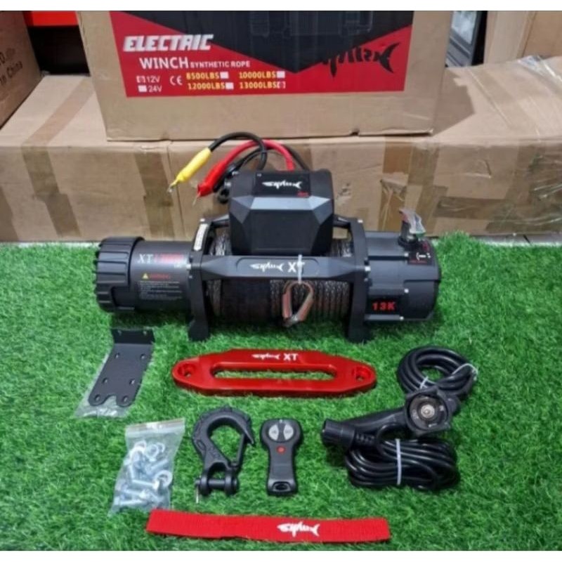 WINCH SHARK GEN 2 13000 LBS 6,5 TON 6,6 HP PLASMA WINCH SHARK PLASMA GEN 2 12V 24V TALI DEREK MOBIL 