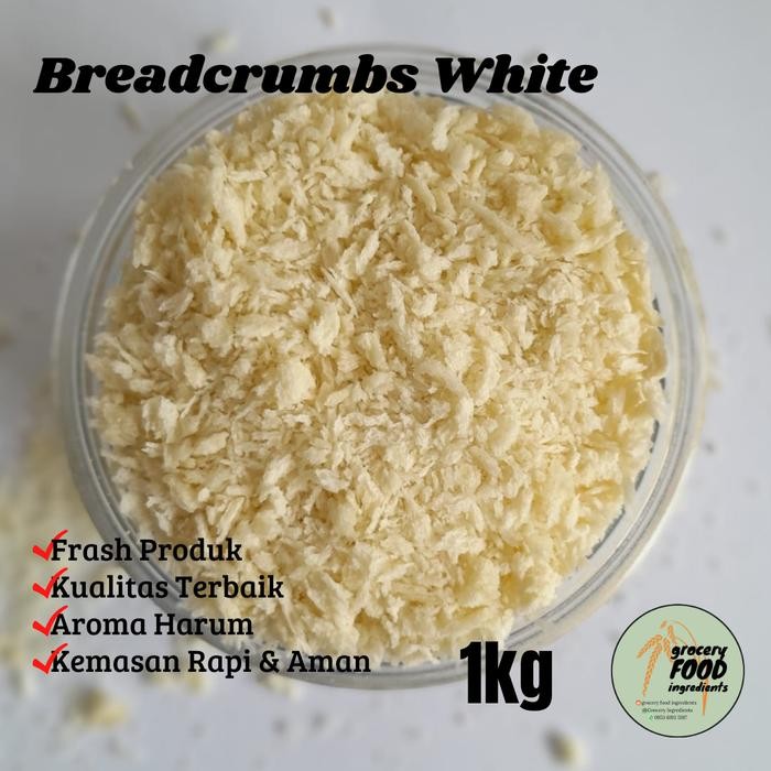 

Breadcrumbs White 1kg / Panko From Thailand / Tepung Roti / Panir