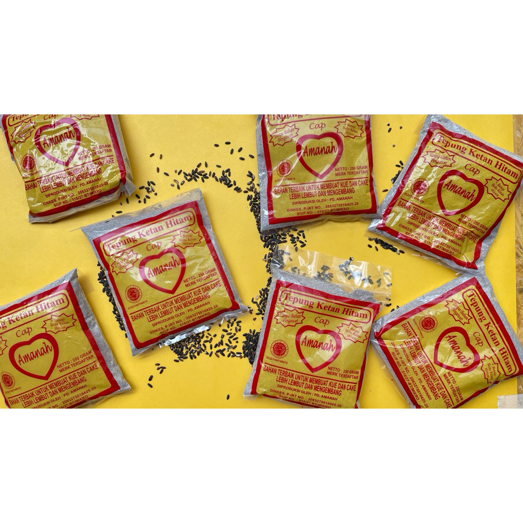 

1 Bal ( isi 10 pcs) Tepung Ketan Hitam Amanah