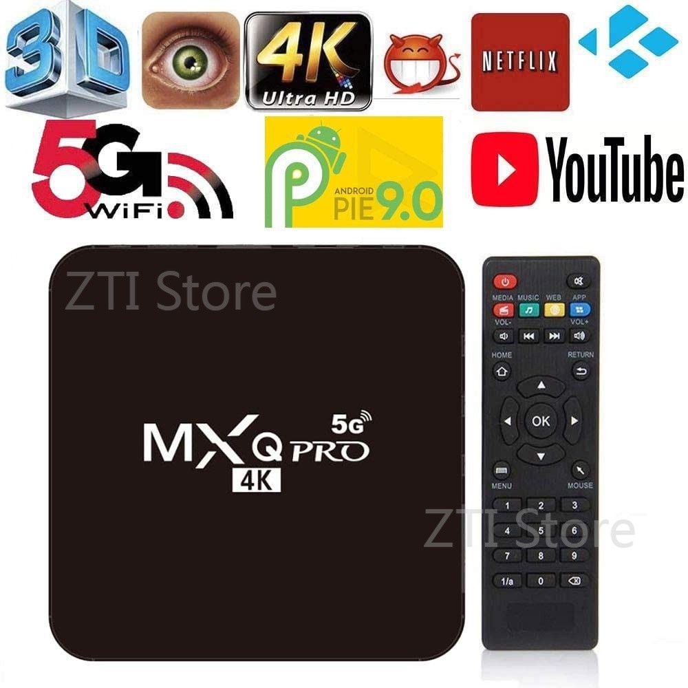 Android TV Box 16G+256G STB Android 11.1 Smart TV Box Mxq Pro 4K 5G 100% Original Indihome Digital O
