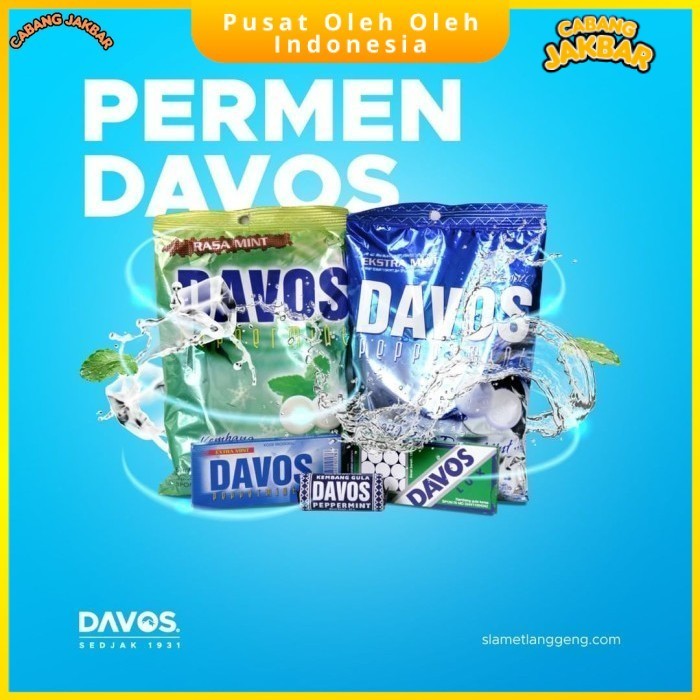 

Permen Jadul Rasa Mint Merk Davos Bag Oleh Oleh Khas Purbalingga JB 01 jakbar