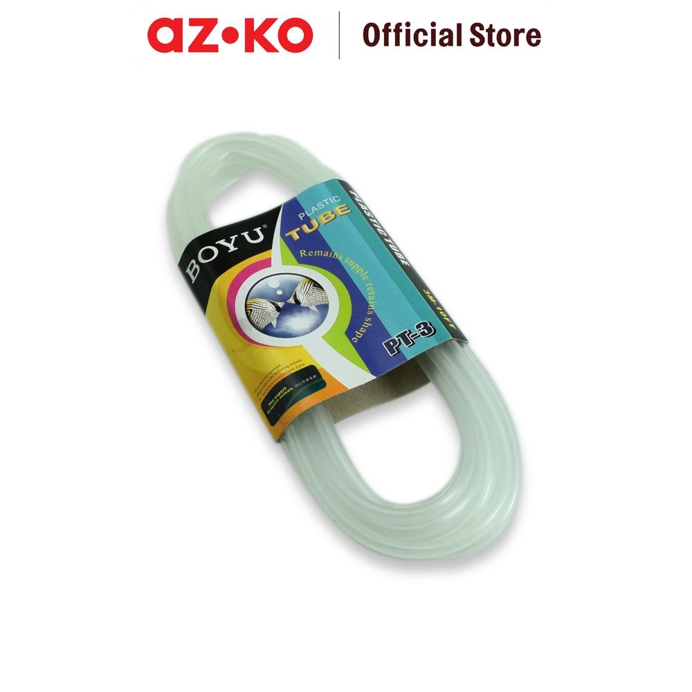 AZKO Boyu Selang Akuarium 3 mtr Aquarium Hose Selang Aquarium Bening Aksesoris Kolam Ikan Fish Tank 