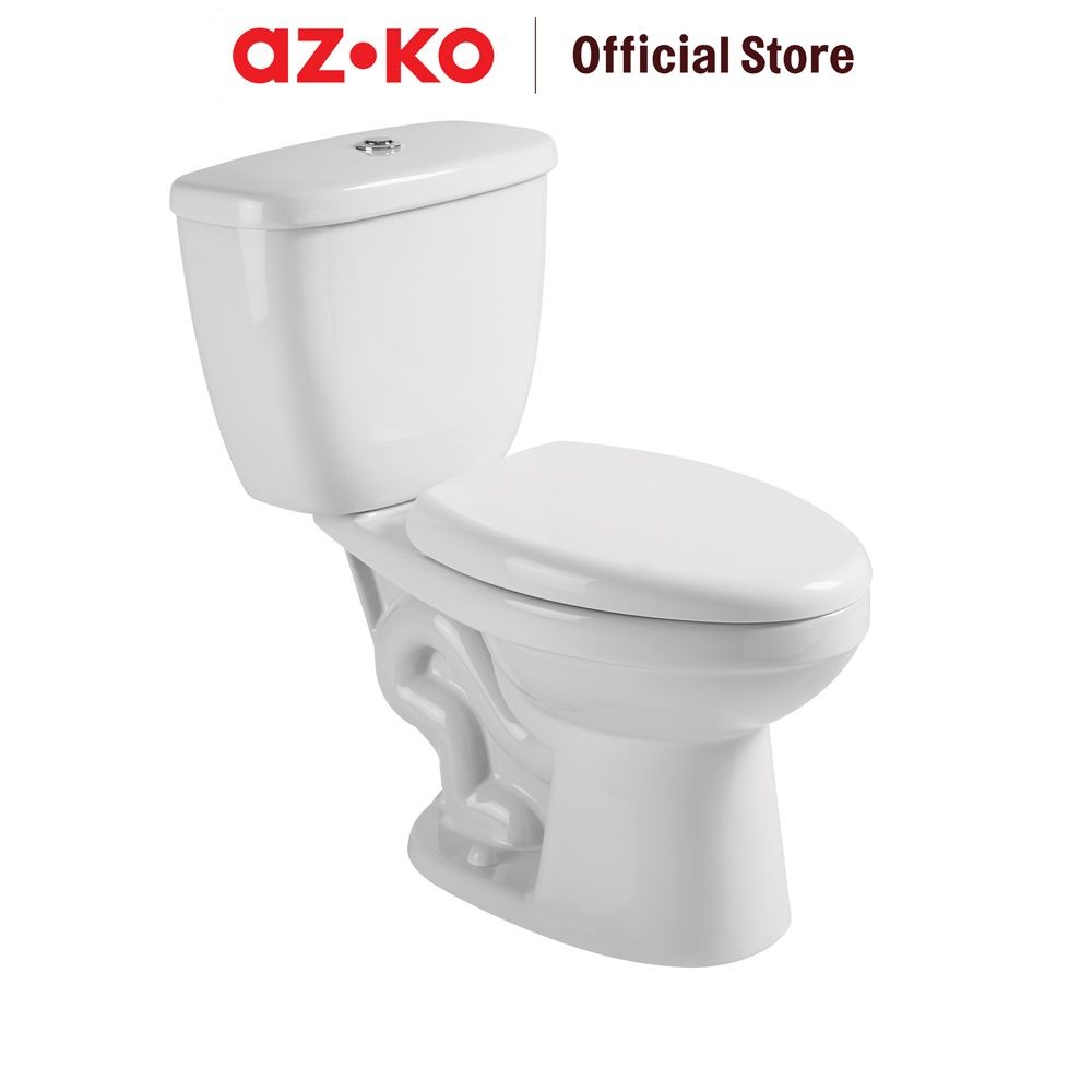 AZKO Fosa Kloset Duduk Siphonic Duoblock A320 - Putih Sitting Toilet Wc Duduk Perlengkapan Kamar Man