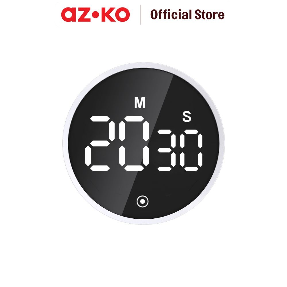 AZKO Kris Timer Dapur Digital - Putih Kitchen Timer Alat Pengatur Waktu Dapur Peralatan Masak Perlen