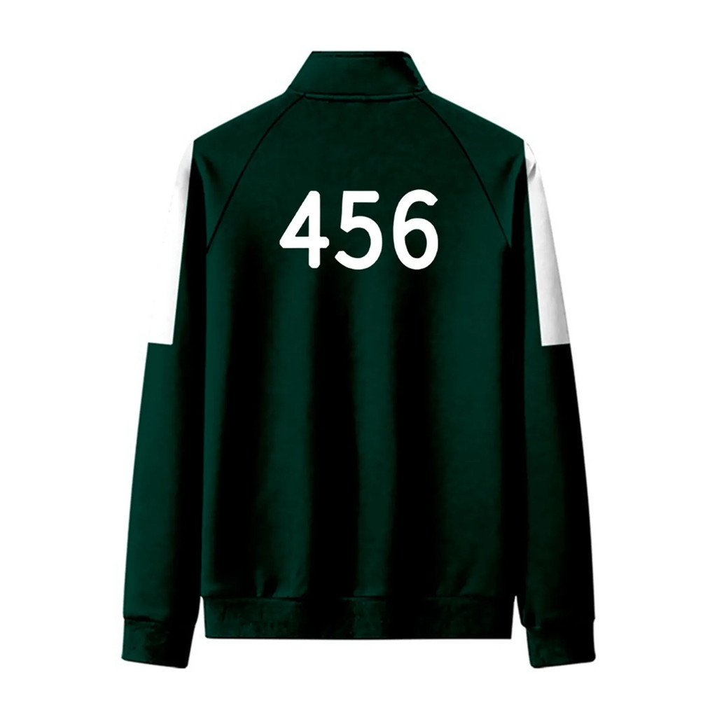 Hoodie Switer Sweater Jaket Turtleneck Squid Game 2 Viral LOGO ANGKA Bisa Custome Ukuran Dewasa Laki