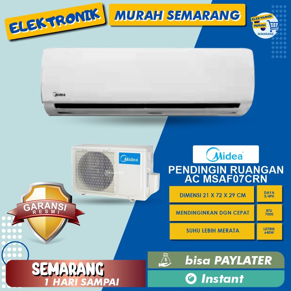 Ac Midea 3/4 Pk AC Midea Msaf-07crn2 - Low Watt 640 W