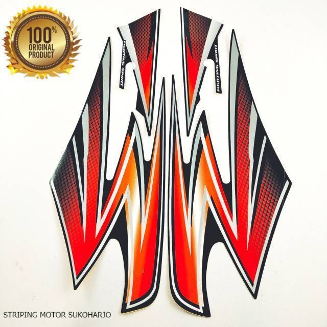 (ORI) Striping Yamaha RX king 2003 RX KING 2003 oren kualitas original