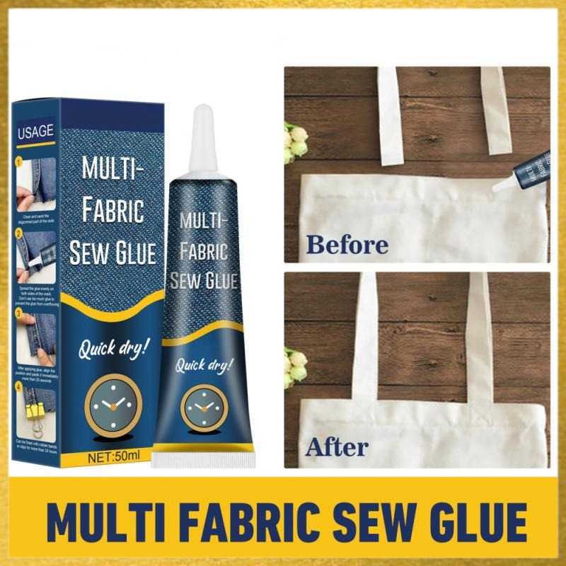 

Cairan Liquid Lem Perekat Kain Kulit Sew Glue 50ml - N256