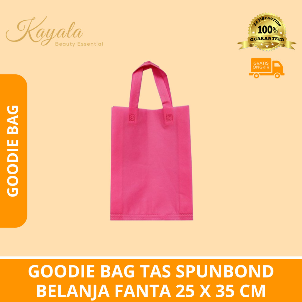 

GOODIE BAG TAS SPUNBOND BELANJA FANTA 25 X 35 CM / PENGIRIMAN INSTANT WAJIB CO INI