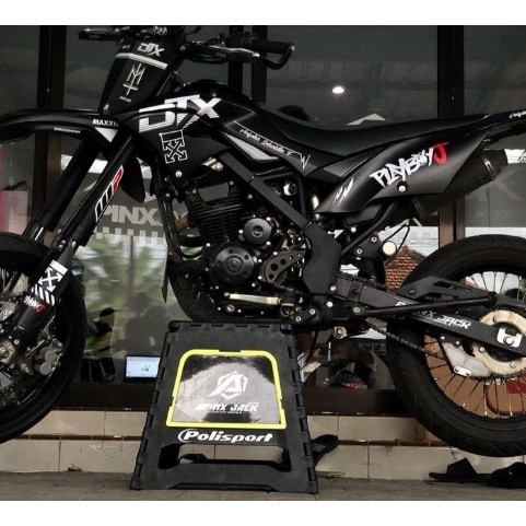 Decal crf 150L/Stiker CRF150L decal crf putih hitam series bebas custom design