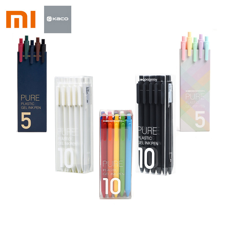 

Original Xiaomi Mijia Kaco Pen 0.5mm Gel Pen Signing Pen KACO Core Durable Signing Pen Refill Black Ink +Kaco Refills