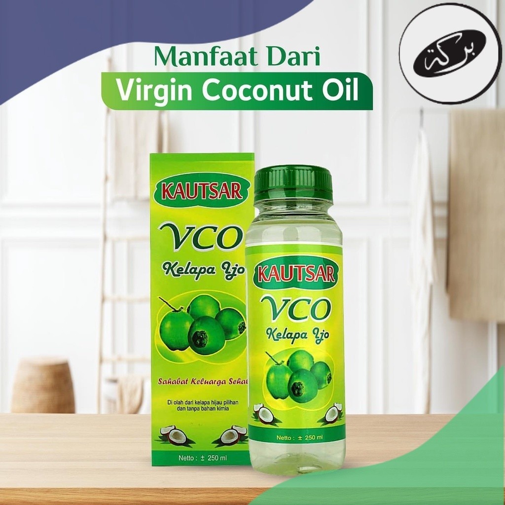 

HDN KAUTSAR VCO - Minyak Kelapa Ijo Virgin Cococnut Oil 250ml