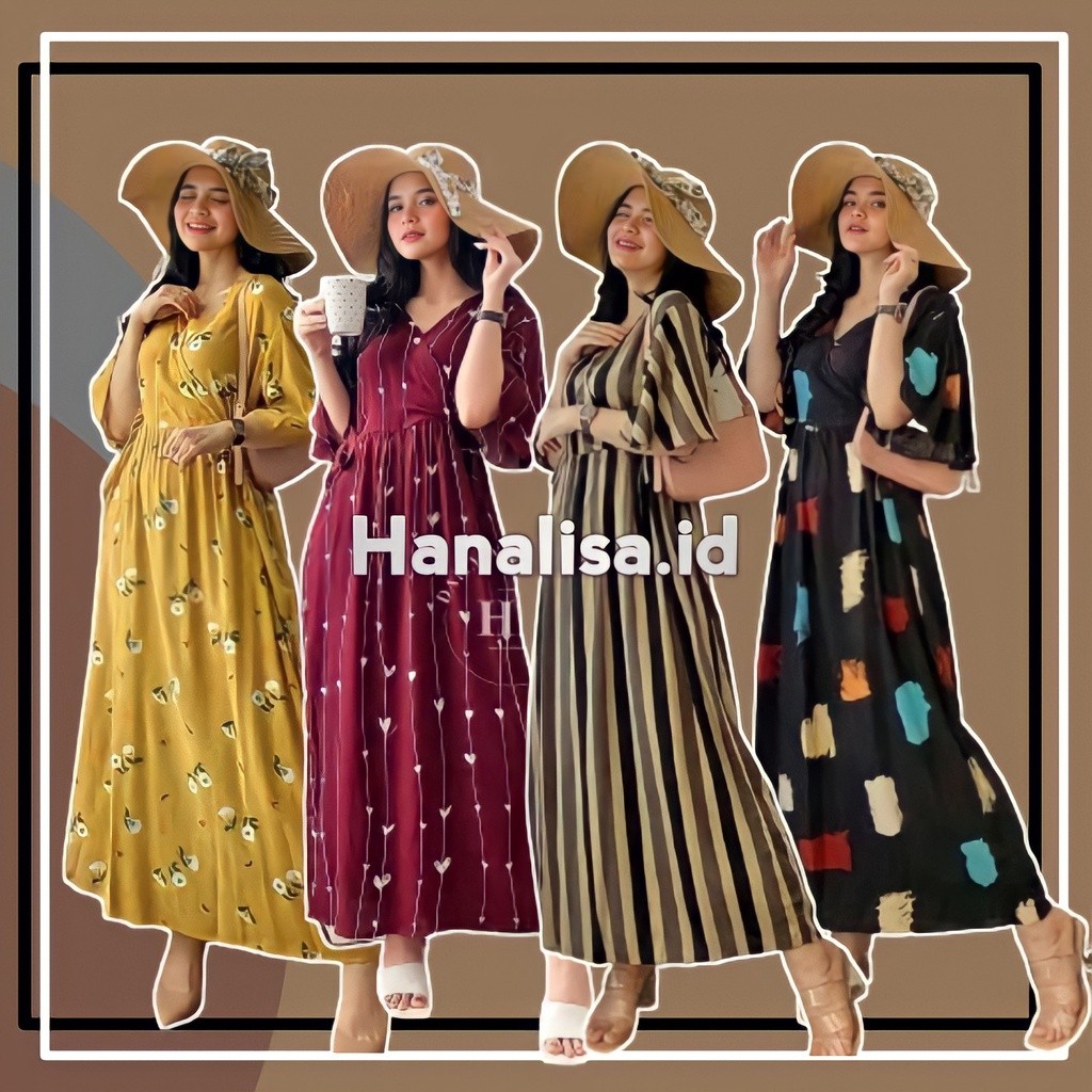BAJU DASTER DRESS KIMONO PIYAMA KAREEN SERUT TIDUR REMAJA WANITA TALI SAMPING KANAN KIRI BUSUI BUMIL