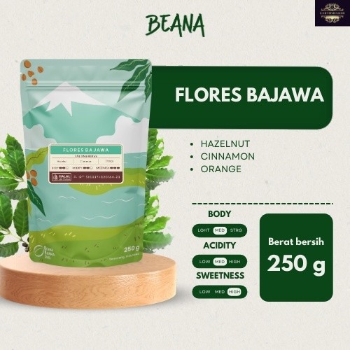 

Flores Bajawa Arabica Coffee Roasted Beans | Biji Kopi Bubuk 250gr - Beana Roastery Semarang