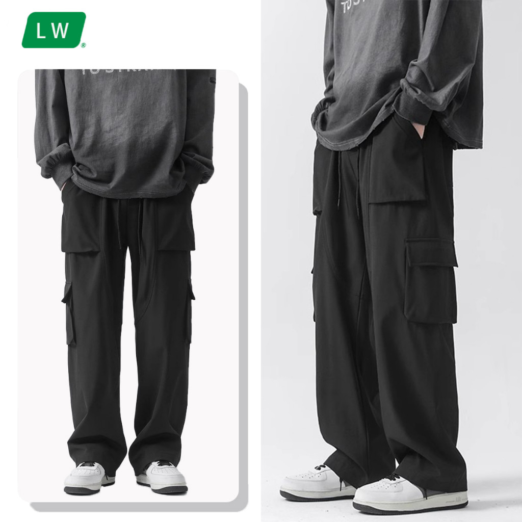 FR54E Celana cargo panjang pria celana cargo cowok celana kargo pria jumbo cargo pants pria loose pa