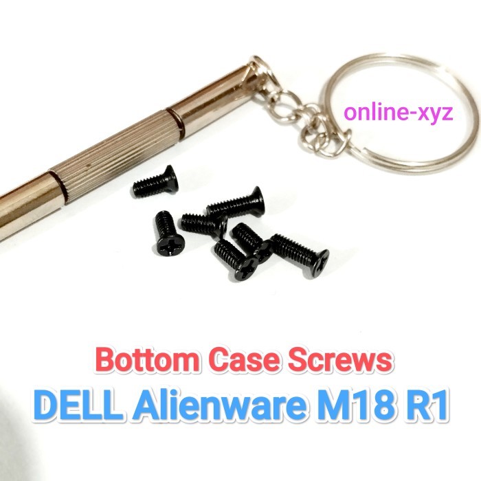 baut mur sekrup casing DELL Alienware M18 R1 amd ryzen intel core