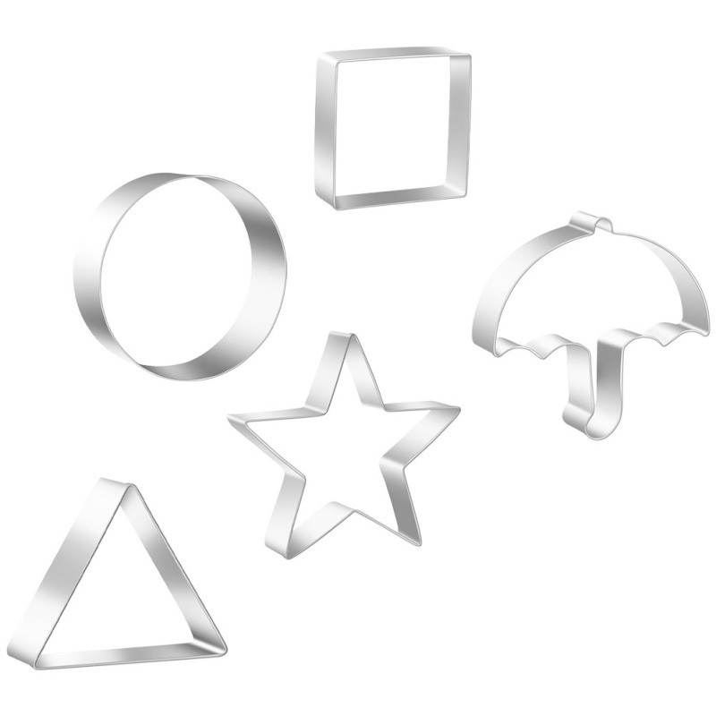 1 Set Cetakan Dalgona Candy Ala Squid Game / Permen BTS / Cetakan Dalgona