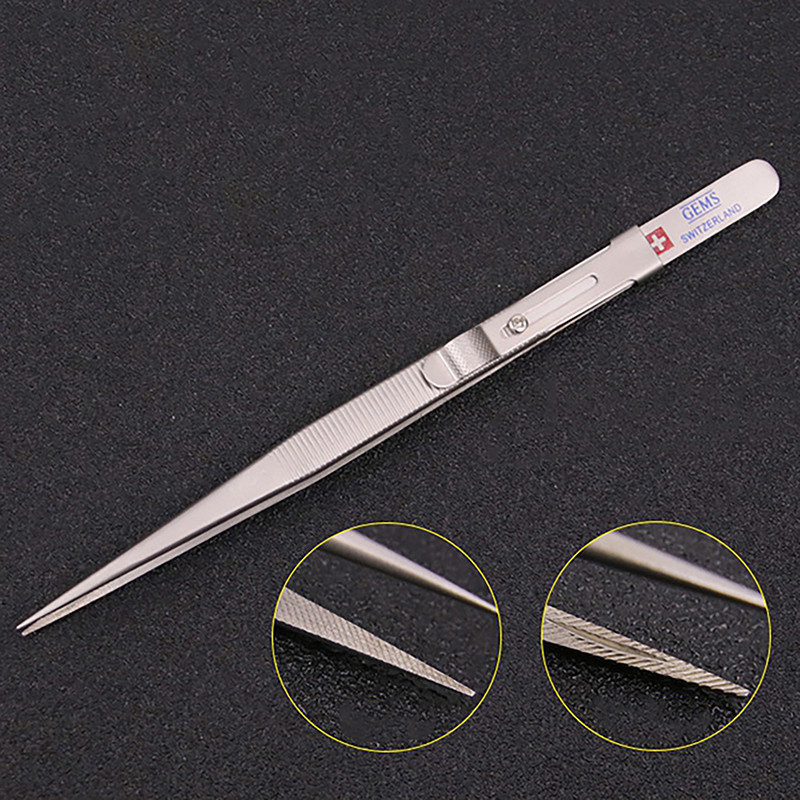 

Jewelry Making Tool Tweezers Concave Groove Diamond Stainless Steel Adjustable Craft Tools For Jeweler