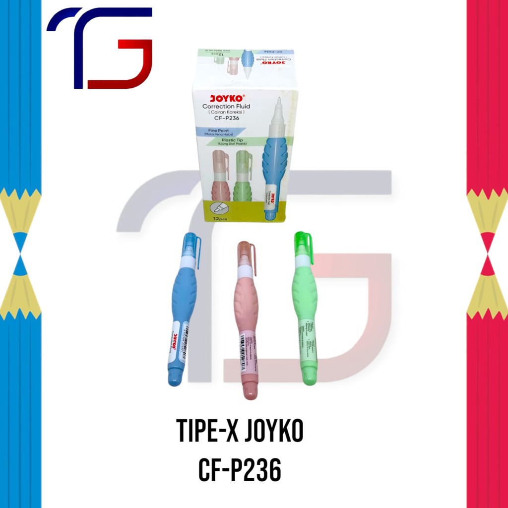 

Tipe-X Joyko CF-P236 Kecil Motif Warna Pastel