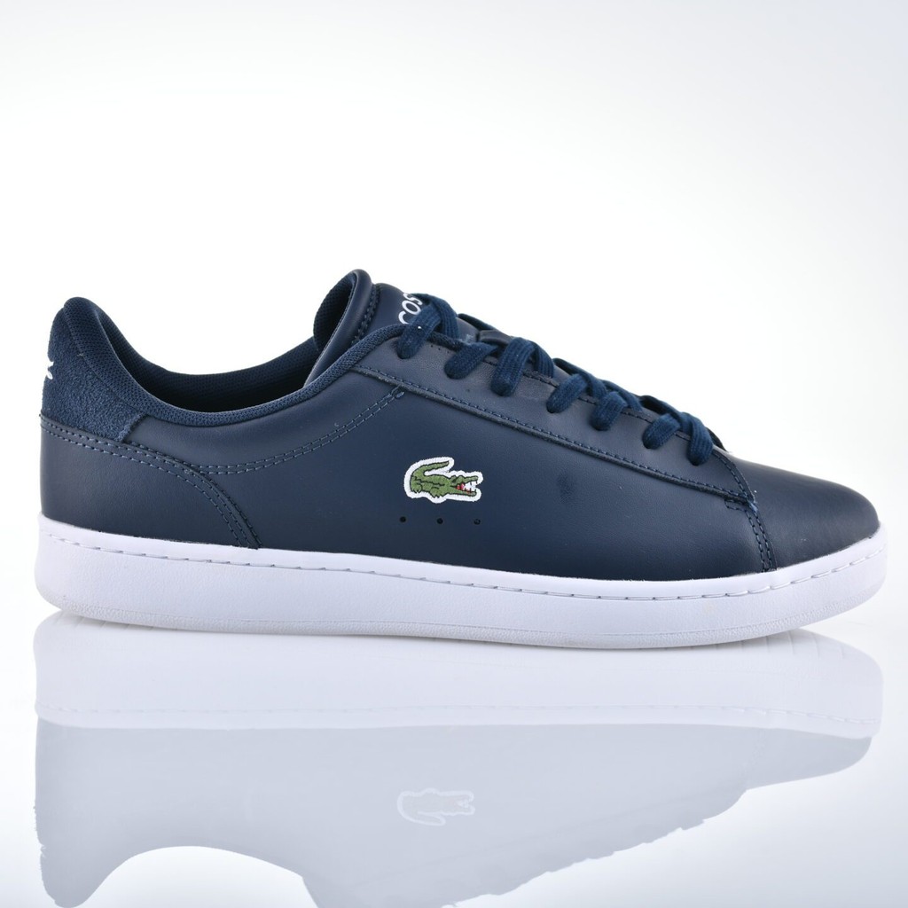 Sepatu Sneakers Pria Lacoste Men's Leather Navy (748SMA0011092) Original