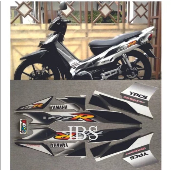 STIKER STRIPING FIZR 2001 HITAM PUTIH FIZ R FIZR SPORTY POLET Stiker
