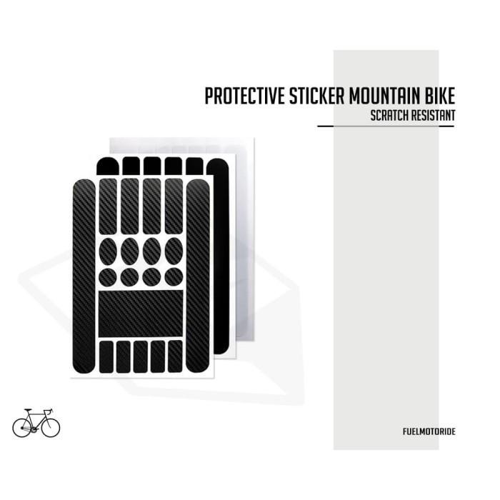 Sticker Pelindung Protective Sepeda MTB BMX Lipat United Giant Cannon - Clear