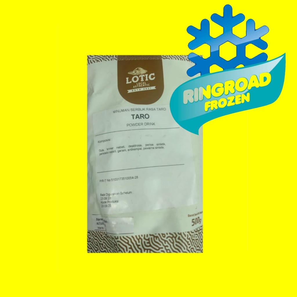 

LOTIC TARO POWDER DRINK 500 GR
