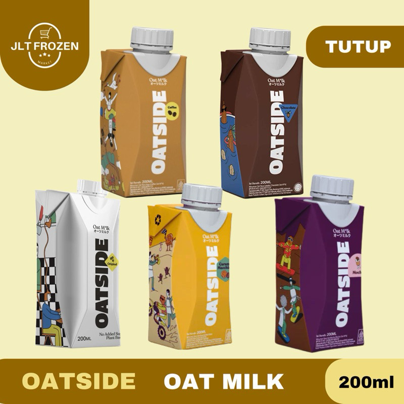 

Oatside / Oat Milk / Susu Oat / Susu Coklat Oat / Milk Coffee Oatside / Barista Blend / Mocca / Caramel Macchiato - 200ML