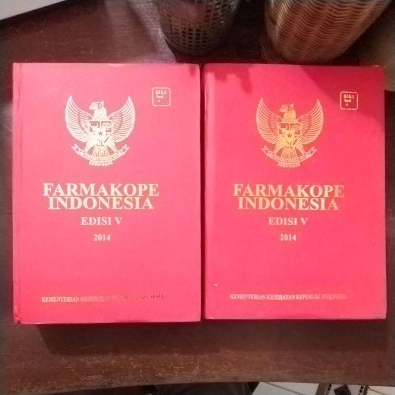 Buku Farmakope Indonesia Edisi V / Lima Buku 1 & 2 ( set )