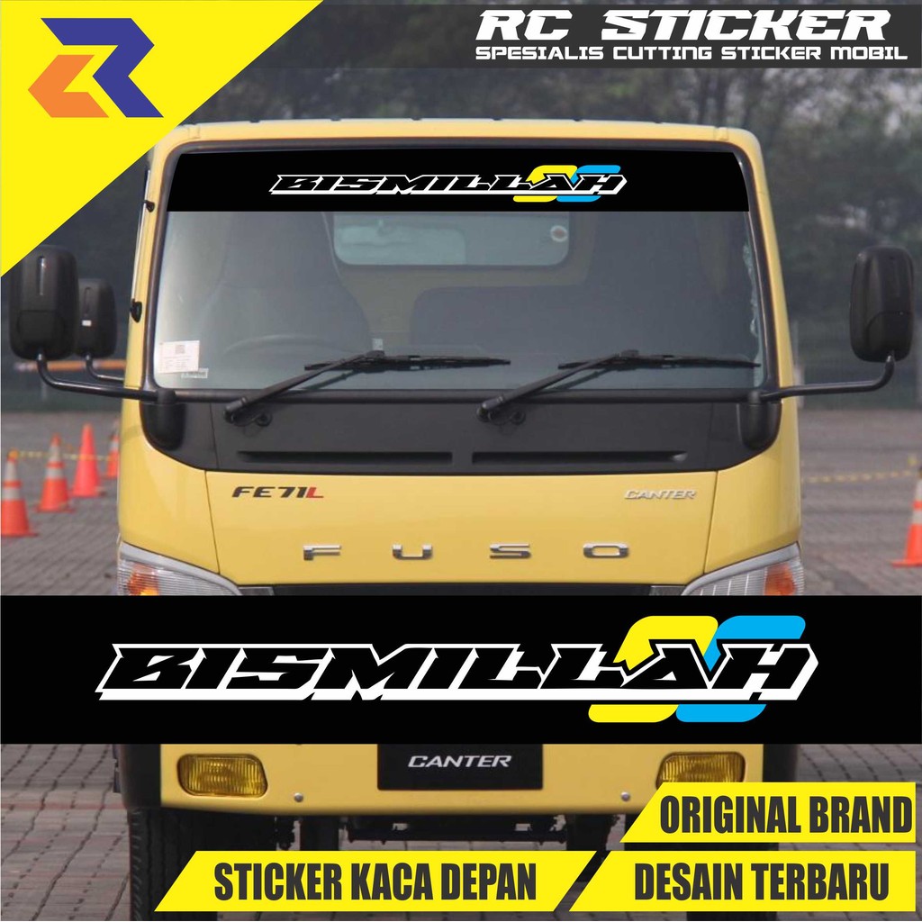 sticker kaca bismillah sticker bismillah TRUK MOBIL PICK UP