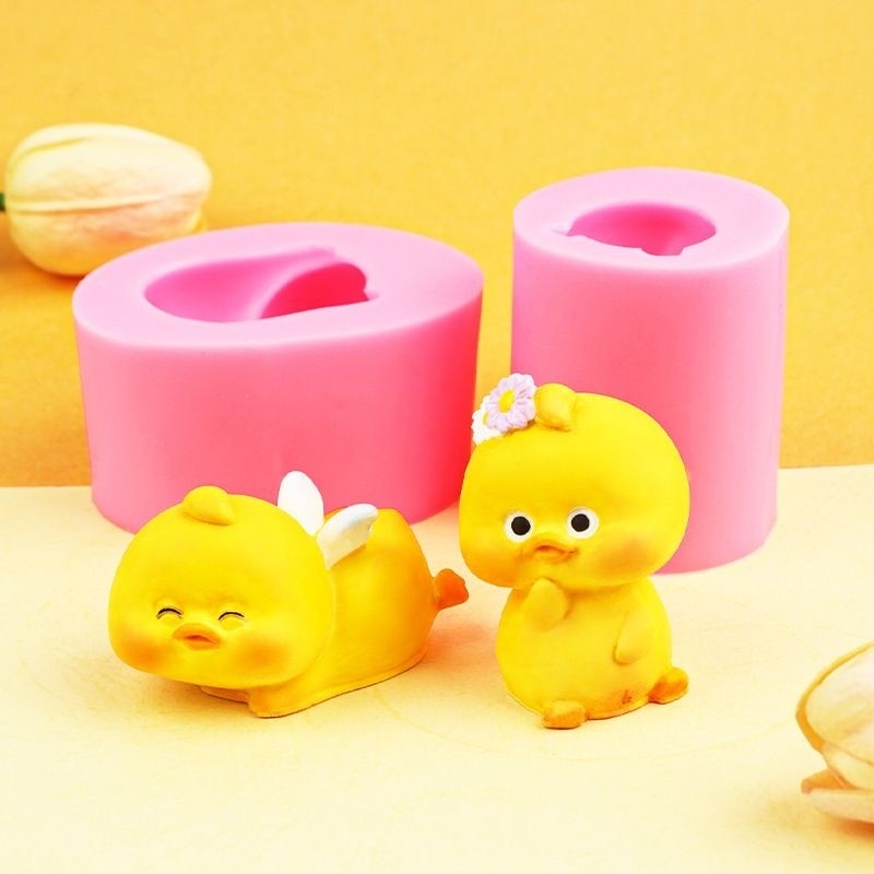TK Cetakan Bebek Besar 3D Silikon Kue Fondant Puding Coklat Jelly Resin Lilin Sabun Duck Cake Mold