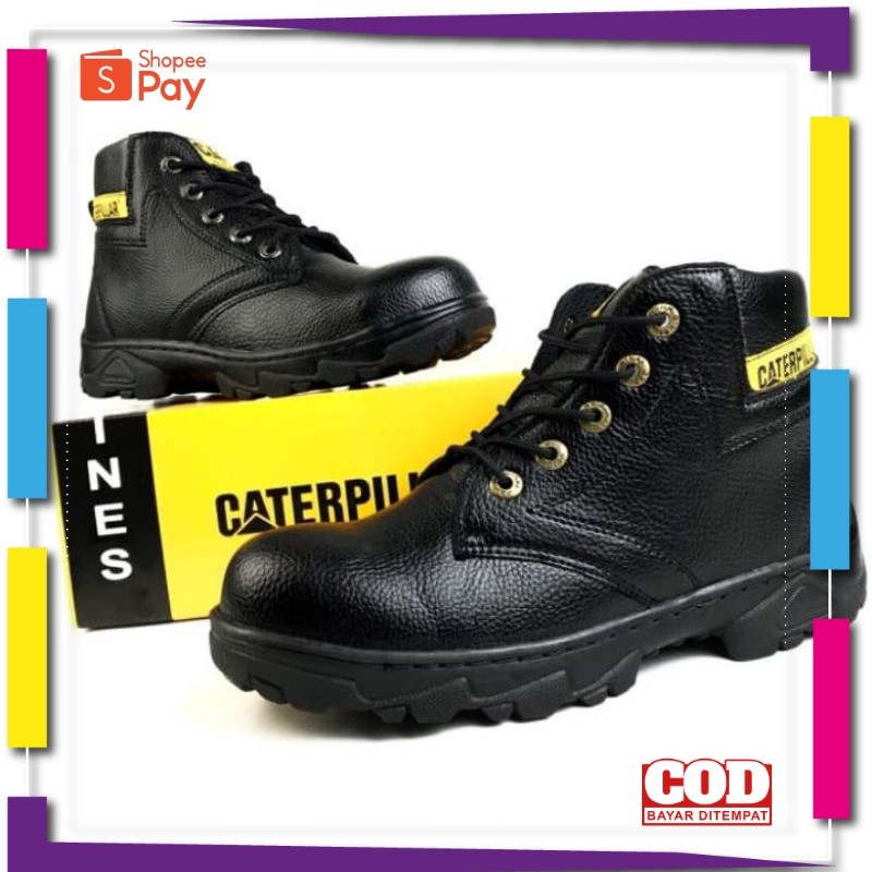 [PREMIUM ORIGINAL] sepatu safety boots,sepatu safety Caterpillar dan Kickers ,sepatu safety boots ke