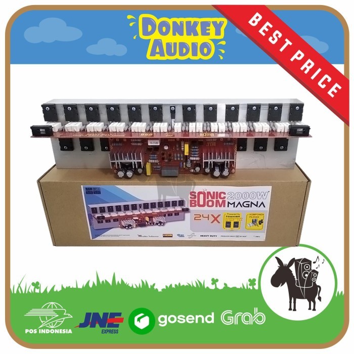 HD99 KIT POWER AMPLIFIER AMPLI SONIC BOOM 2000W CLASS AB BELL BGR