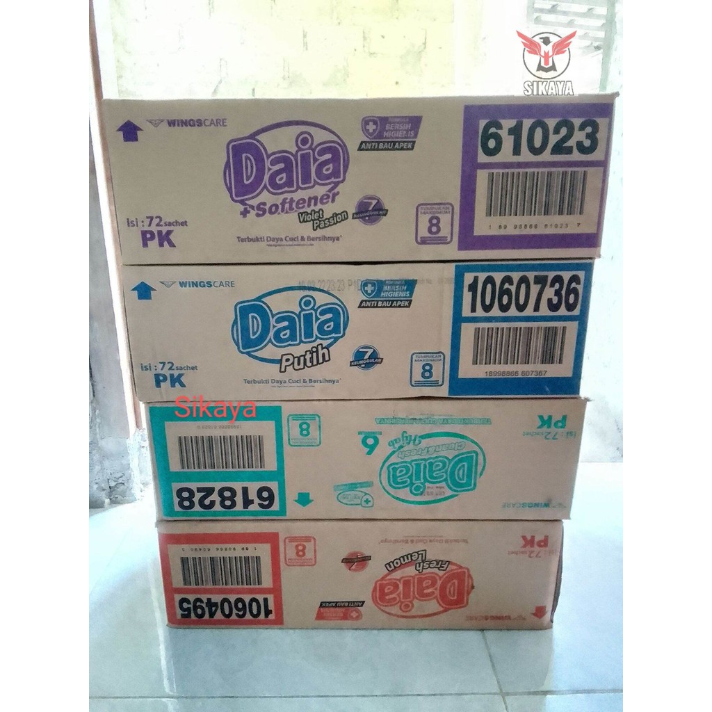 

1 DUS DETERGENT DAIA 1000 DETEREJEN BUBUK ISI 72PCS