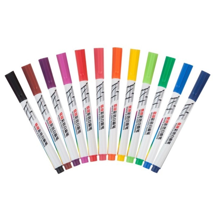 

WhiteBoard Marker 12 Warna M&G AWMY2302 Spidol WhiteBoard 12 Colors - M&G, SPIDOL AWMY2302
