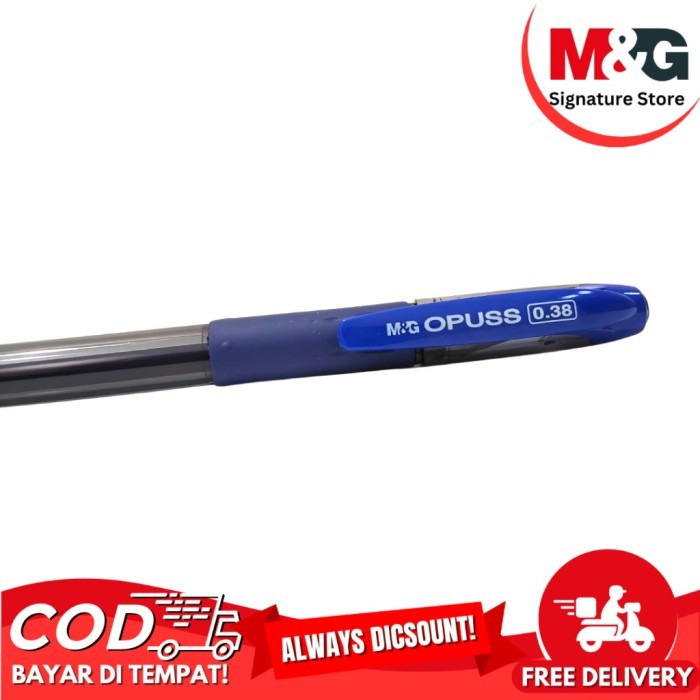 

Gel Pen M&G AGP63201 Opuss 0.38mm Needle Tip Pulpen Gel - SATUAN - BIRU