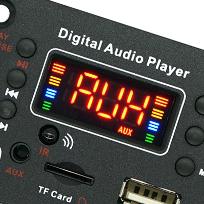 1 Pcs Bluetooth Module Car Audio Mp3 Decoder Bluetooth Mp3 Decoder Power Amplifier Board External Mi