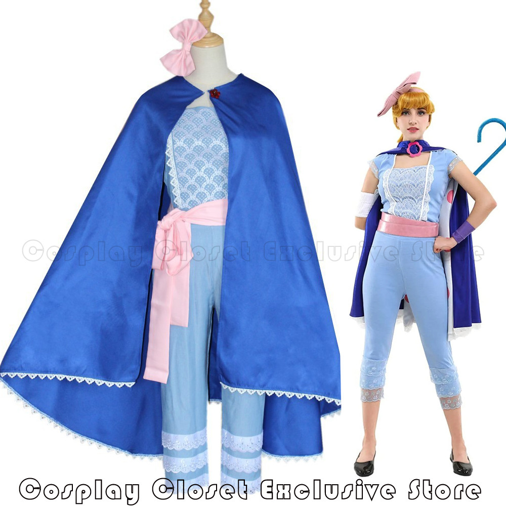 ToyStory 4  Dis-ney Little Bo Peep Cosplay Clothes Cloak Suit Anime Bo Peep Cosplay Costumes for Wom