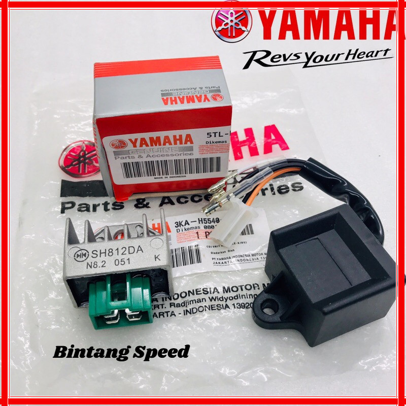 ORIGINAL YAMAHA PAKET PENGAPIAN 3 ITEM (cdi+kiprok+koil)YAMAHA RX KING SERIES NEW/OLD 135cc YAMAHA R
