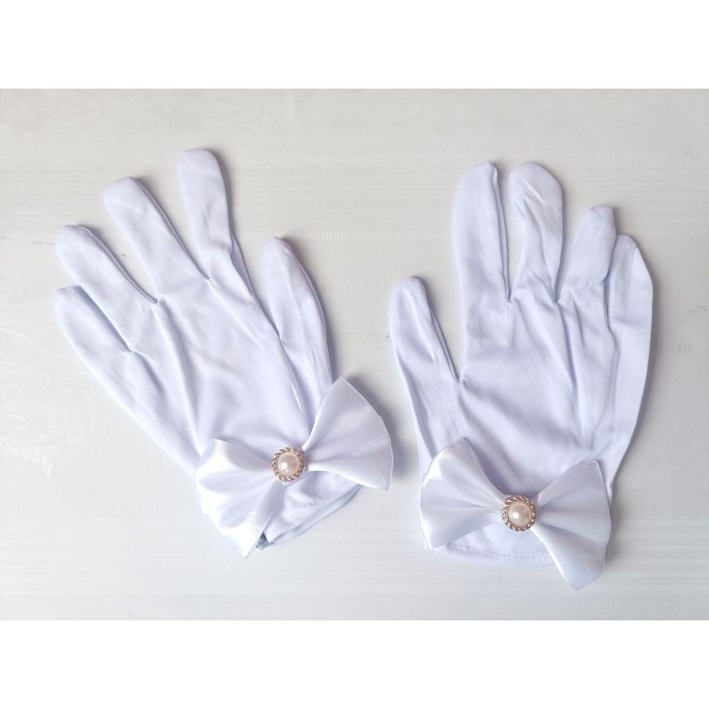 [oddsolshop] pekanbaru/Sarung Tangan Pengantin / Sarung Tangan Pita