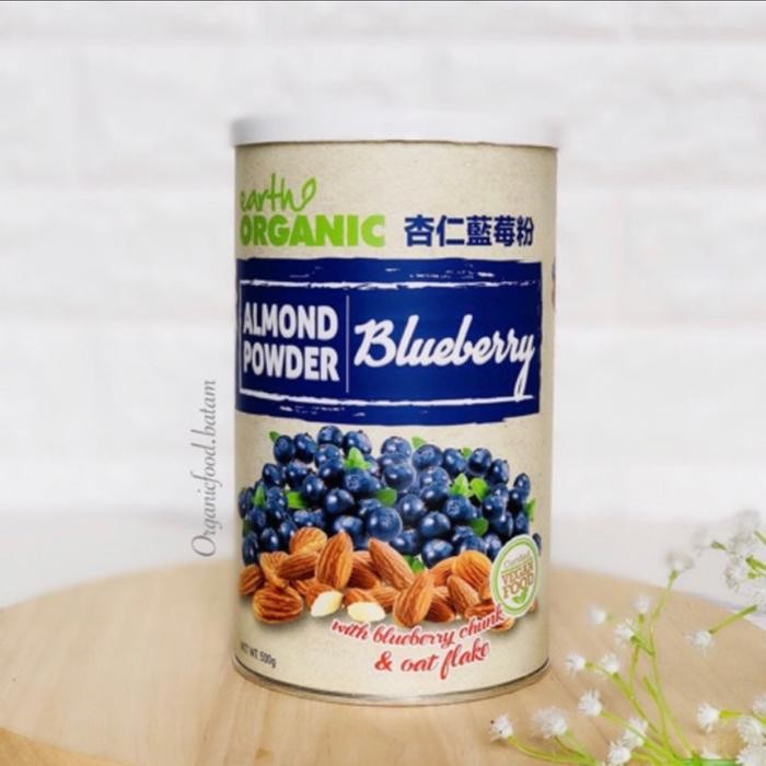 

Earth Living Organic Almond Blueberry Powder 500g - cranberry