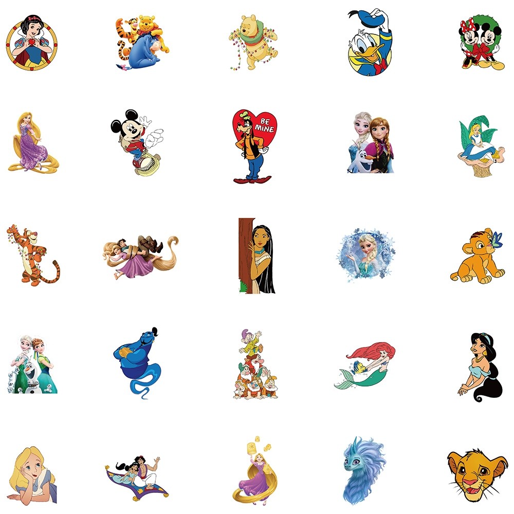 

Stiker Disney Kartun Stiker Pack Ariel Belle Tuan putri The Little Mermaid /Beauty and the Beast Stiker Vinyl Anti Air- Sticker Aesthetic Buku Journal Koper Stiker Casing hp Stiker Laptop Helm Motor Stiker Botol