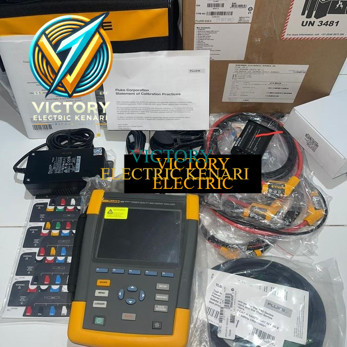 FLUKE 435-II THREE-PHASE POWER QUALITY AND ENERGY ANALYZER