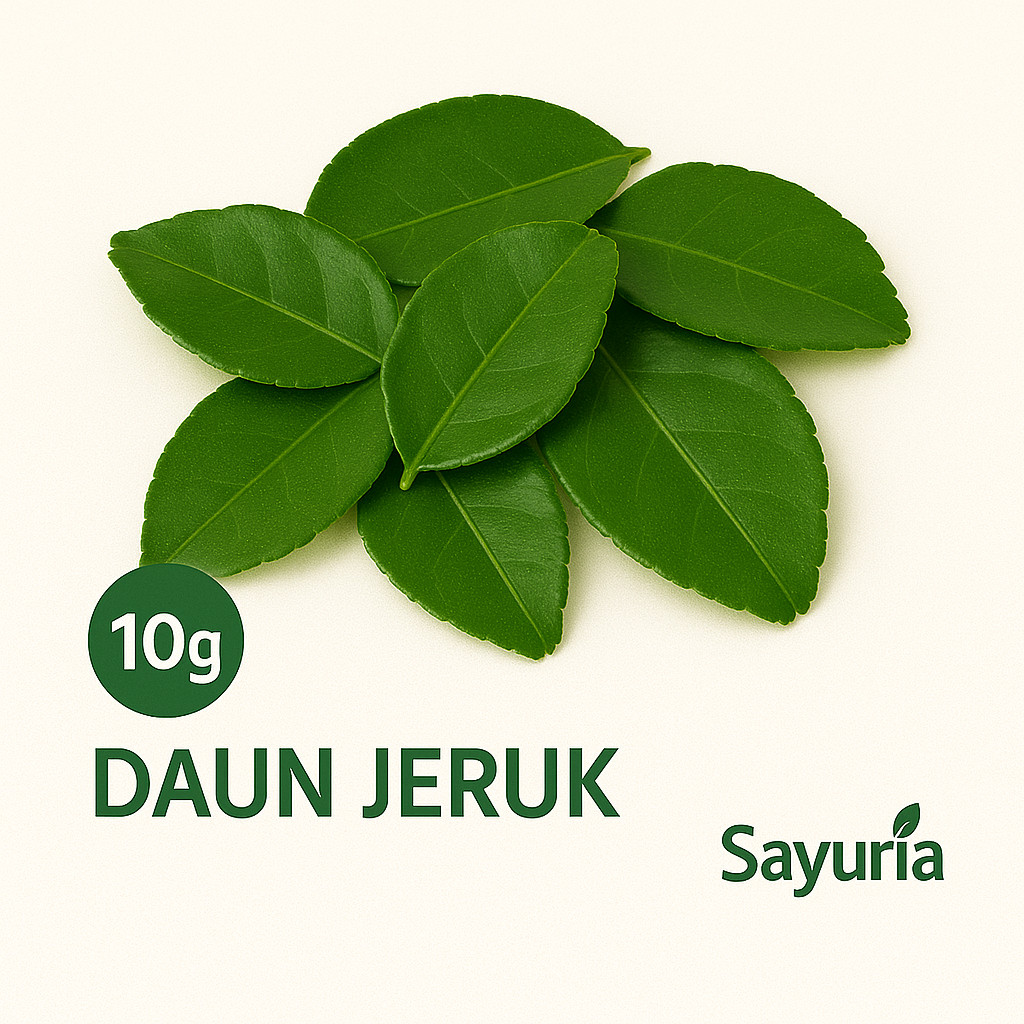 

Sayuria – Daun Jeruk Segar 100gr | Aroma Wangi Khas untuk Masakan Nusantara