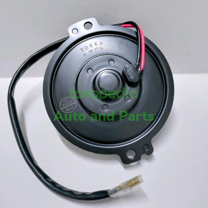 Motor Fan Universal 24 Volt Motor Extra Fan AC Mobil 24V Kaki Dua