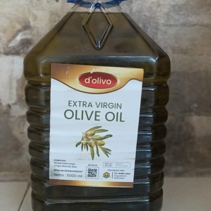 

Minyak Zaitun Extra Virgin 5 liter | Extra Virgin Olive Oil 100% - D'Olivo