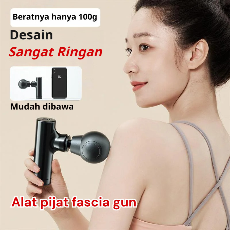 Alat pijat relaksasi otot listrik mini untuk rumah tangga/alat pijat fascia gun mini/alat pijat fasc